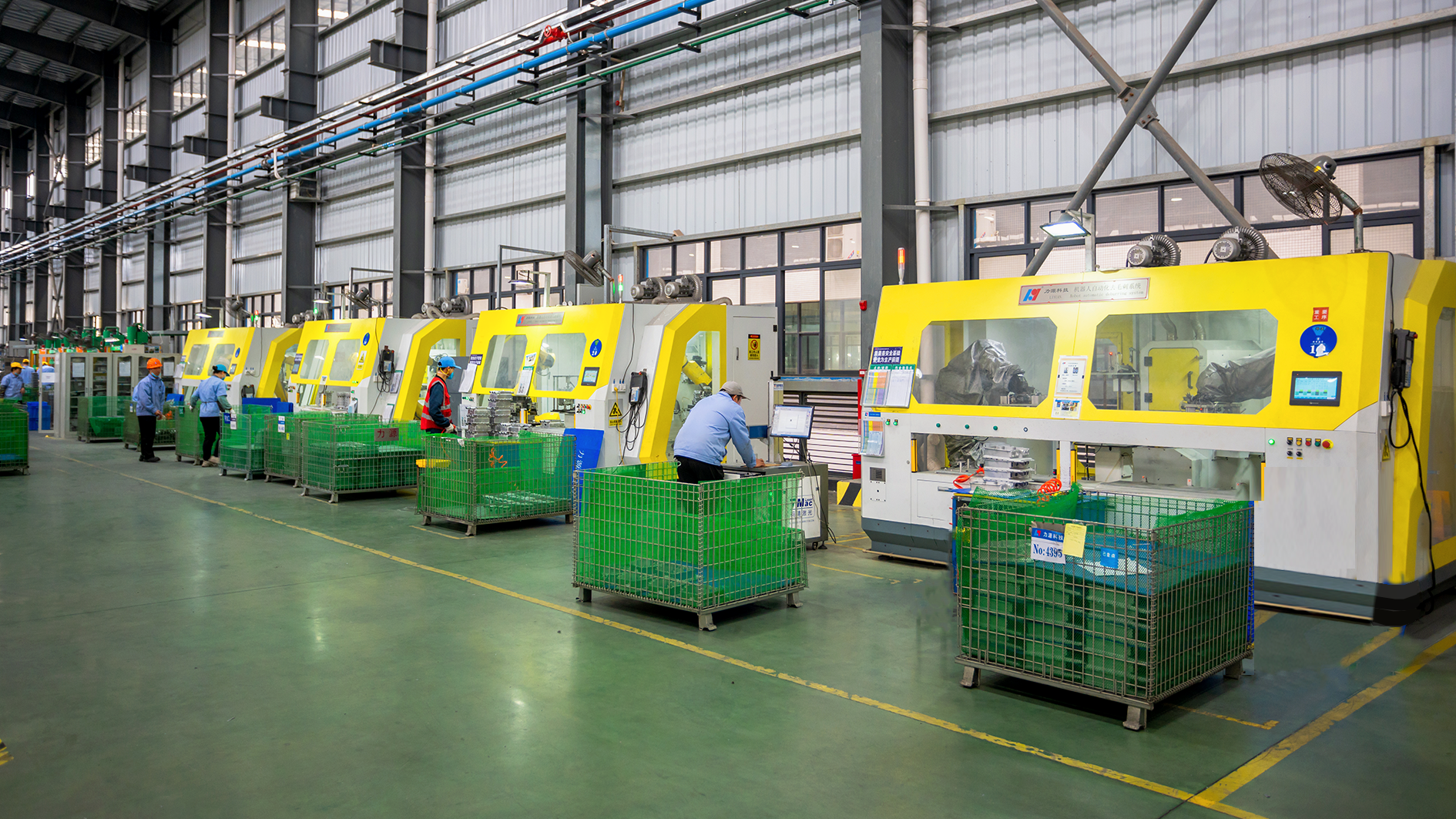 自動(dòng)化除毛刺車間