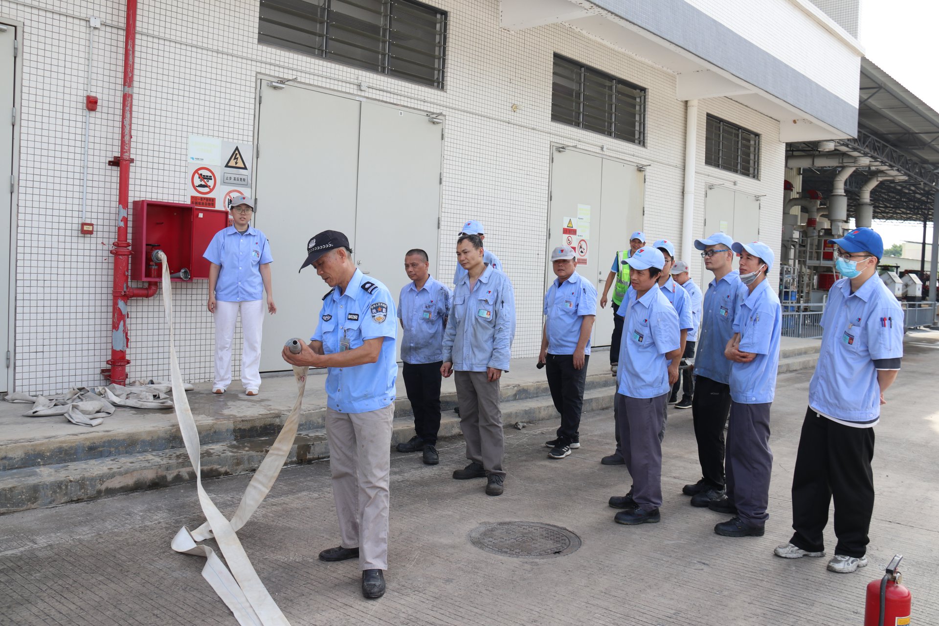 力源科技消防演練